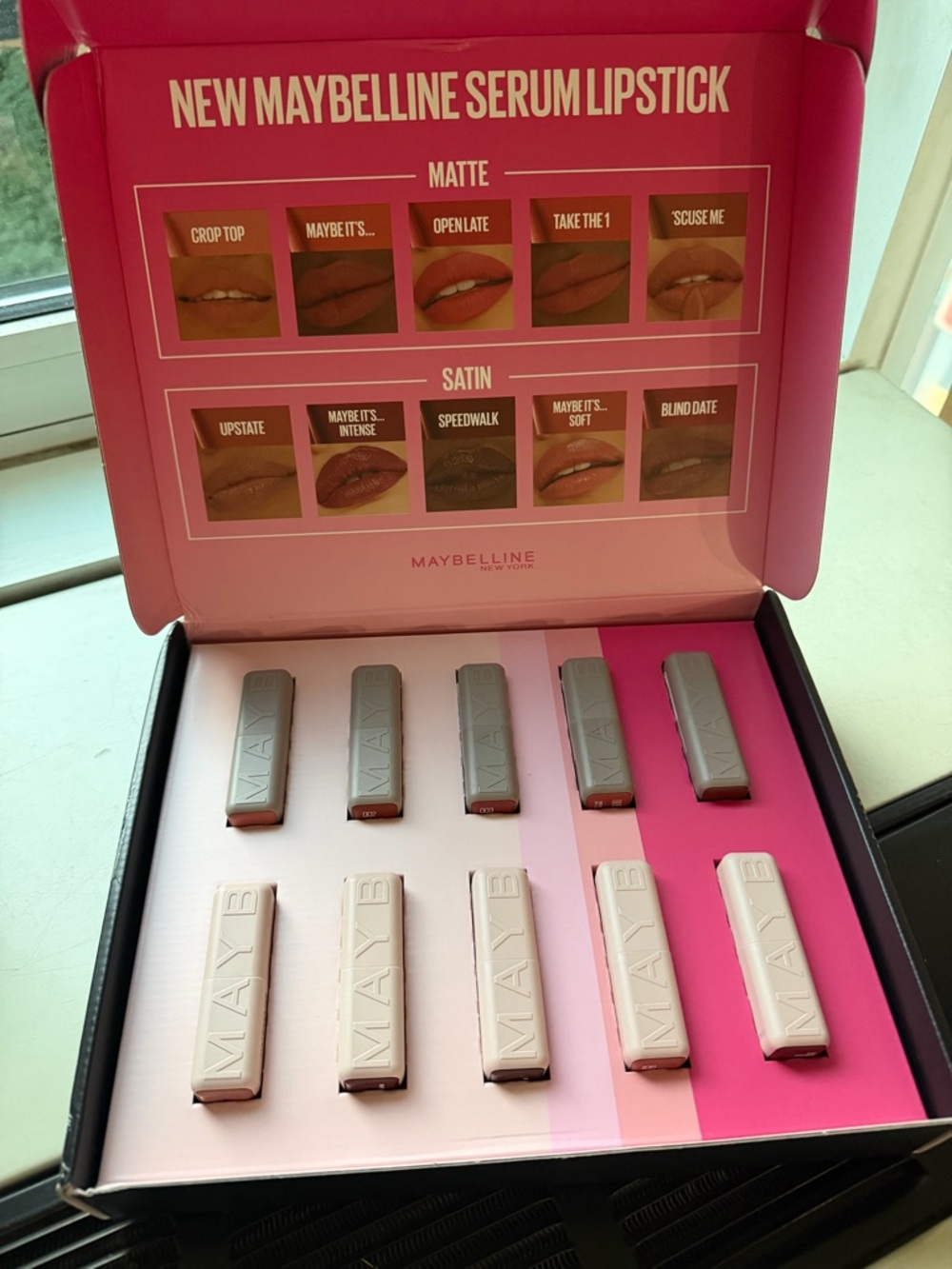 BRAND NEW NWT Maybelline Serum Lipstick Set 10 colors